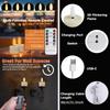 Rechargeable LED Candles with Timer Remote Flameless Flickering 3D Wick Tea Light Electronic Lighting Halloween Christmas Decor