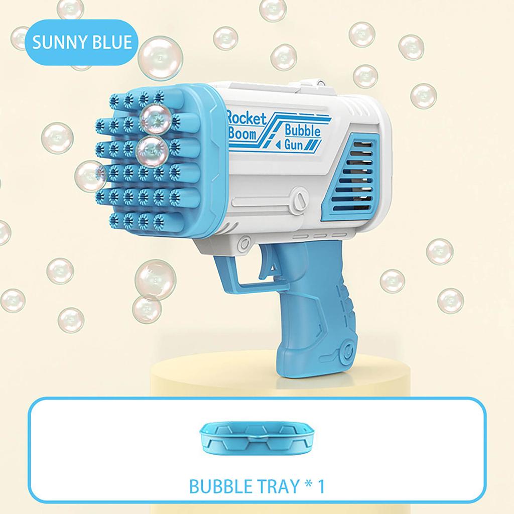 Children Electric 32-Hole  Bubble Machine Toy Boys Girls Cute Outdoor Toy