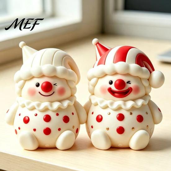 Squeezable Anxiety Relief Toy 1/2Pcs Cartoon Clown Stress Toy, Slow Rebound Squeeze Ball Reduction Fidget for Desktop Decoration Desk