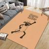 Shaun the Sheep2 Flannel Pattern Square Carpet,Area Rug,Carpet Rug for Living Room Bedroom Sofa Playroom Decor,Non-slip Floor Mat