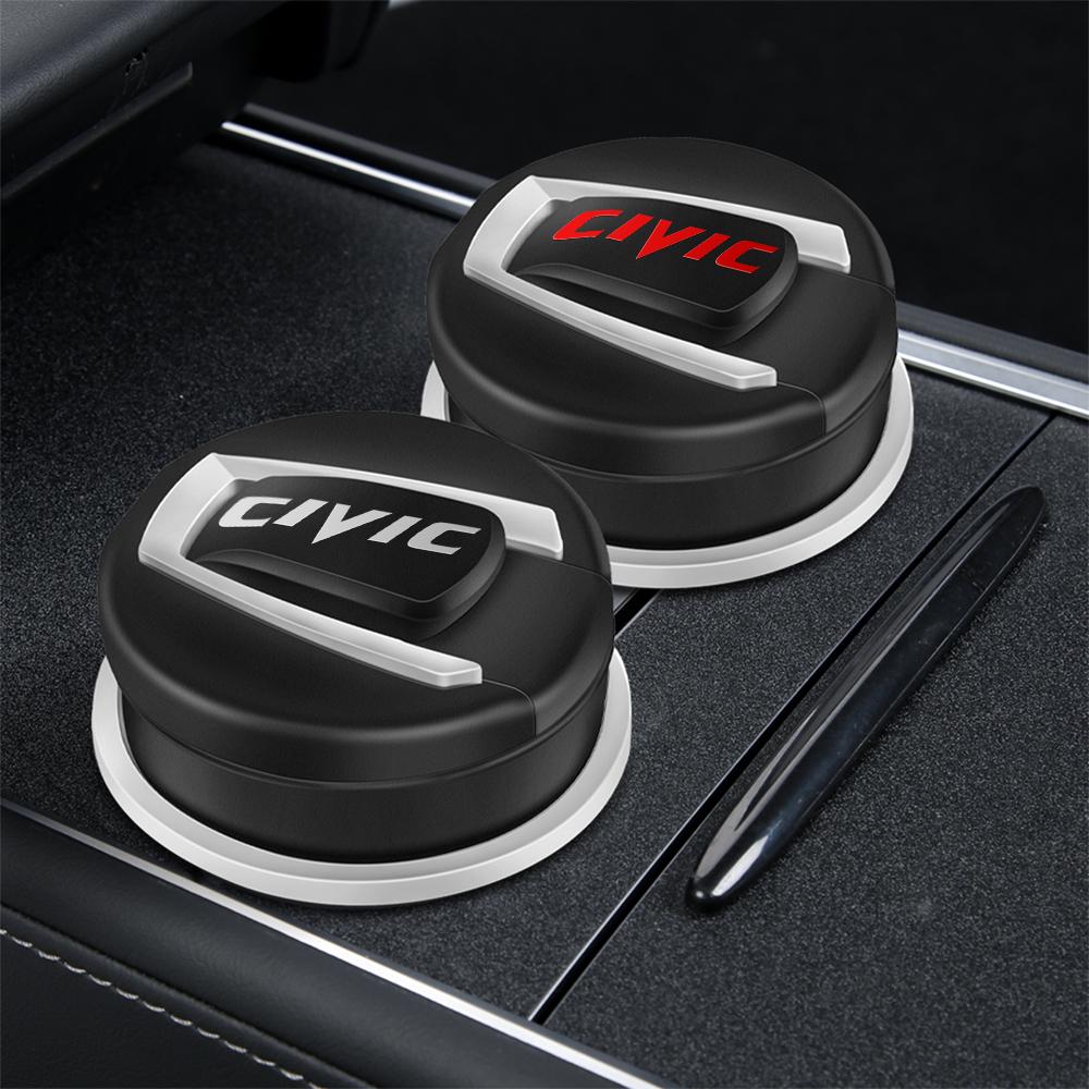 VFHJQ1 Car Ashtray LED Light Cigarette Cigar Ash Cylinder Smoke Cup Holders For Honda Civic Accord City Jazz CR-Z Element Insight MDX