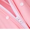 Kids Raincoat Sakura Pink Cute Waterproof Lightweight Durable Kids Rain Jacket with Backpack Slot