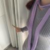Модный унисекс тонкий длинный шарф из нежной ткани, многоцелевой, для городских модников