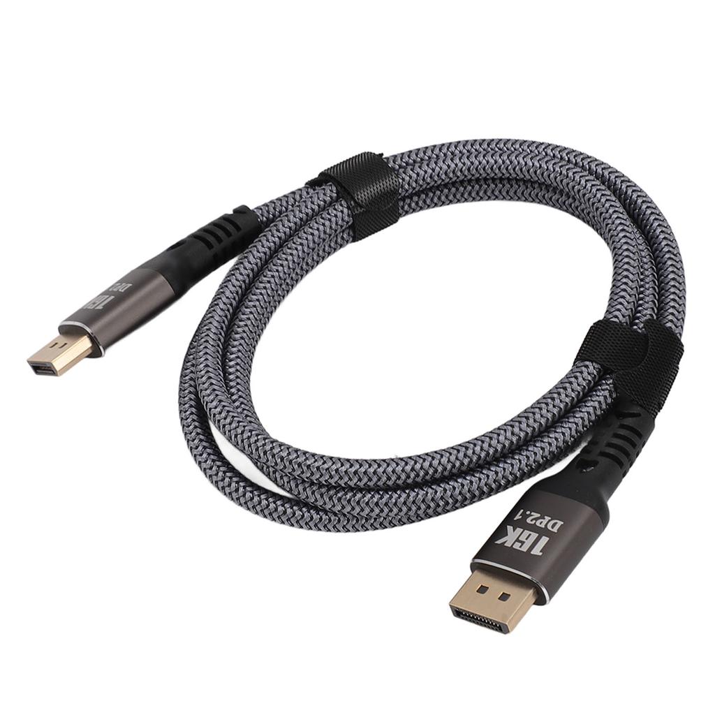 Кабель DisplayPort 2.1 16K 30 Гц 40 Гбит/с 3D Dynamic HDR Кабель DisplayPort «папа-папа» для FreeSync