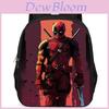Spacious 15 Inch Deadpool Backpack For Boys And Girls With Large Capacity Design