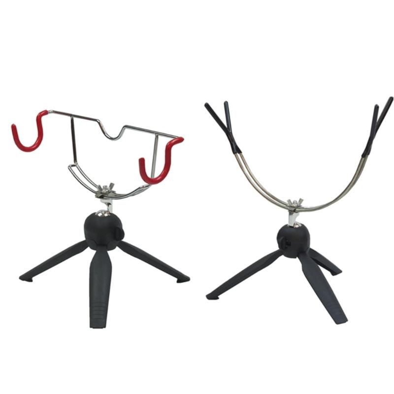 Портативные металлические удочки Вертикальная складная подставка для удочек для подледной рыбалки Инструмент для рыбалки для зимней и озерной рыбалки