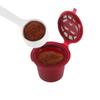 Многоразовые капсулы - SHOP-STORY - Набор из 6 штук - Совместимы с Nespresso - Красный цвет - Экологичные