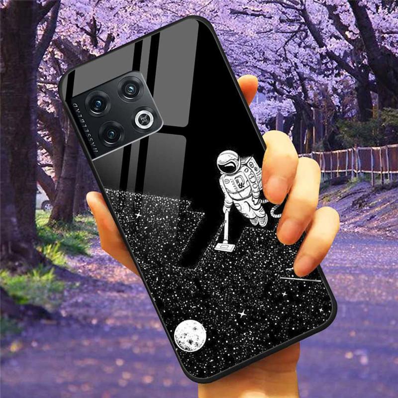 For OnePlus 10 Pro 5G Case 6.7'' Tempered Glass Starry Marble Hard Back Cover for One Plus 10Pro Funda Capa Oneplus10pro Coque