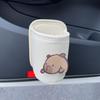 PU Leather Car Beverage Rack Panda Cup Stand Portable Car Cup Holder  Car Interior Accessories