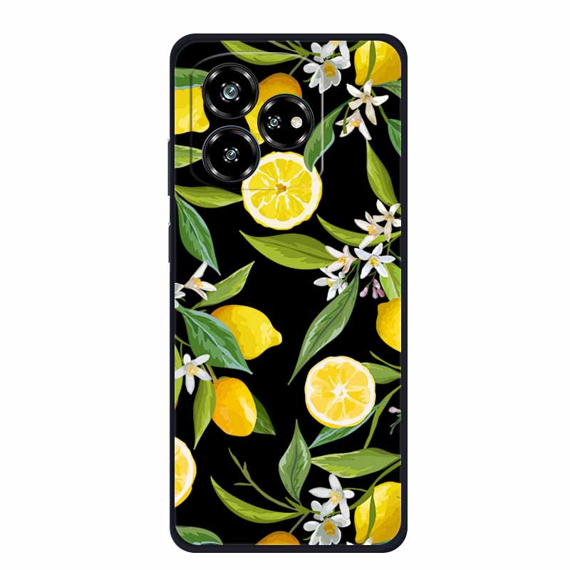 Чехол For ZTE Axon 60 Lite Чехол Милый Мультяшный Кот Черный Силиконовый Мягкий Чехол для Телефона Для ZTE Blade V60 Axon 60 Задняя Крышка Чехол 60lite