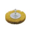PRO ZONE Hexagonal Shaft Wheel Wire Brush Brass Wire 50mm