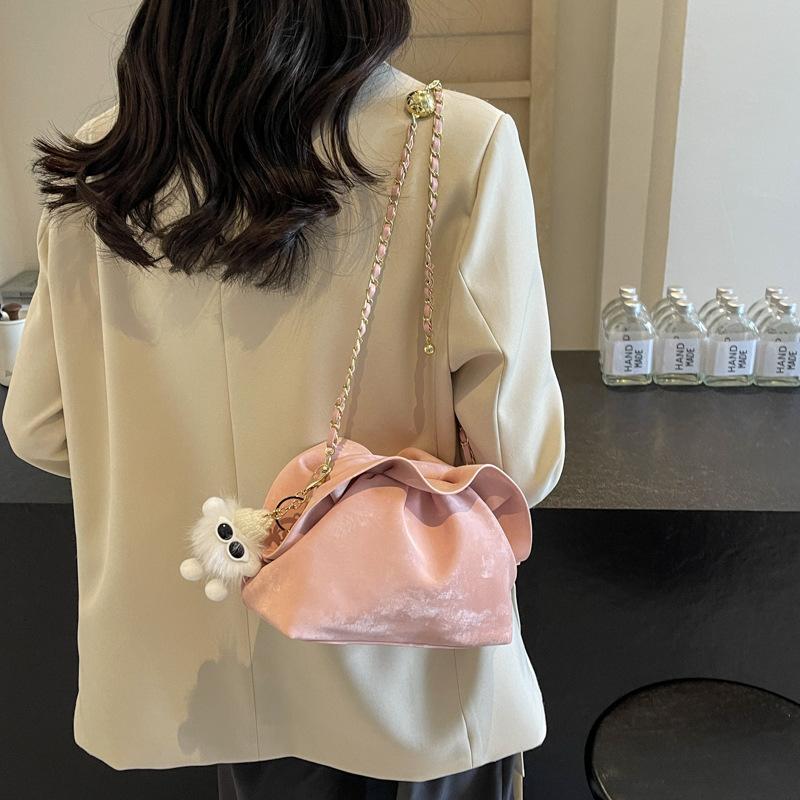 Сумка через плечо из синтетической кожи для женщин, сумка через плечо cloud soft bun