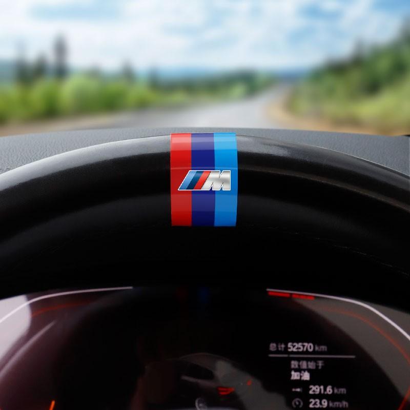SNLL4 Car Steering Wheel Stickers National Flag Decal For BMW G80 G06 G07 G14 G15 G16 F82 F20 F21 F83 X1 X3 X5 M2 M3 M4 M5 M6 M7 M8 M