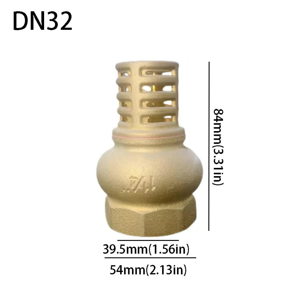 Anti Backflow Bottom Valve Female Thread Check Valve Brass Brass Foot Valve  Direct Supply