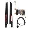 BE200NGW 8774 Мбит/с PCIE WiFi карта Трехдиапазонная беспроводная сетевая карта с 10DB двойными антеннами для