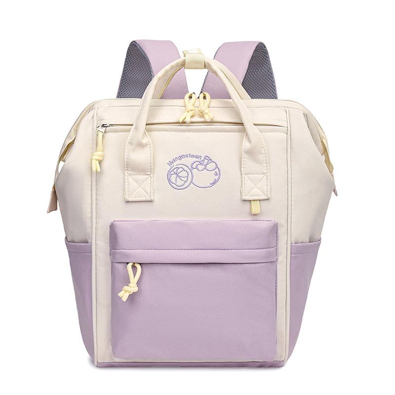 Модный рюкзак большой вместимости, простой портативный школьный рюкзак, многофункциональный брызгозащищенный студенческий рюкзак для покупок