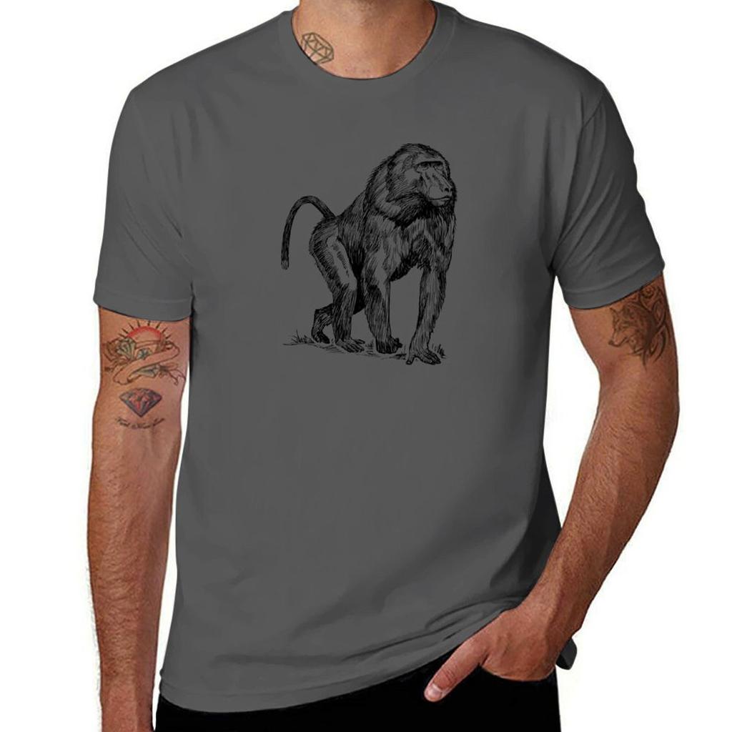 Baboon T-Shirt man t shirts for men man t shirt designer cotton t shirt man T-Shirt
