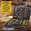 Magnetic Screwdriver 43-Pieces Set Phillips Slotted Torx Screwdriver Combination Set Portable Hand Tool with Case