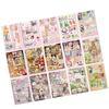 Cartoon Miniature Scene Sticker Dessert House Scenery Sticker for Scrapbooking Journaling Photo Album Phone Case Luggage