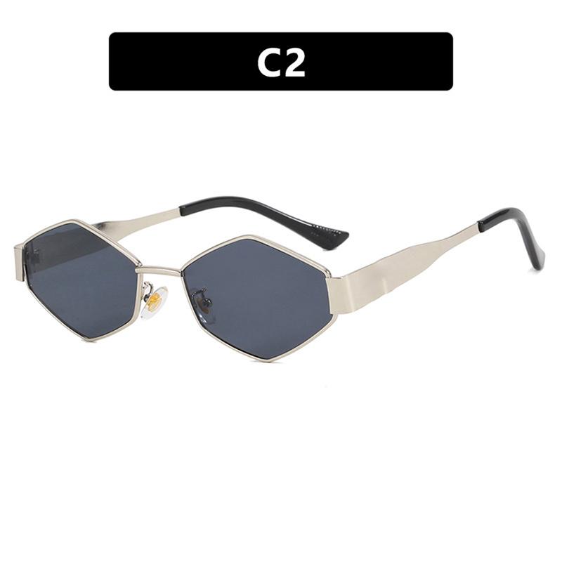 Модные солнцезащитные очки женские солнцезащитные очки металлические солнцезащитные очки версия персонализированная маленькая оправа для улицы Uv400 идеальный подарок