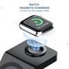 3-in-1 Wireless Magnetic Charger Stand for MagSafe 15W Fast Charging Dock Station for  Watch iPhone 15/14/13/12 Pro Max