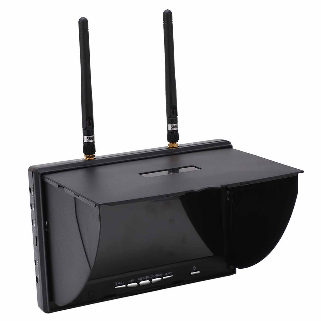 5.8GHz 40каналов 7-дюймовый ЖК-экран приемник монитор для FPV дрона квадрокоптера
