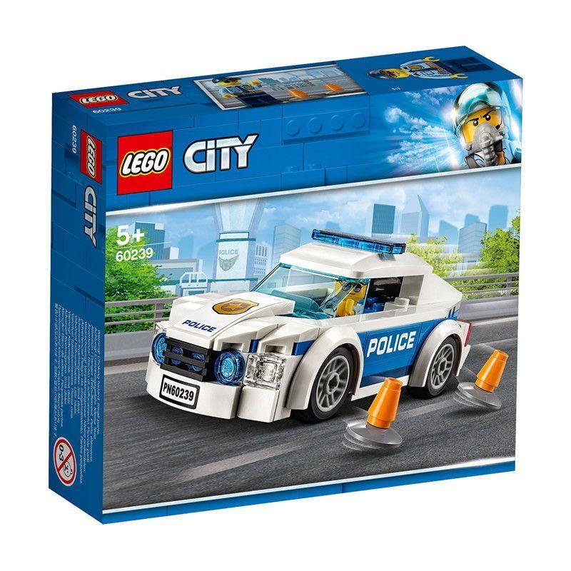 LEGO Коллекция Город, Строительные Блоки Машина Городского Патруля 92 детали 60239