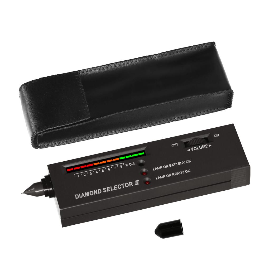 Алмазный тестер, ручка, высокоточный детектор алмазов, детектор драгоценных камней, инструмент для тестирования ювелирных изделий с футляром