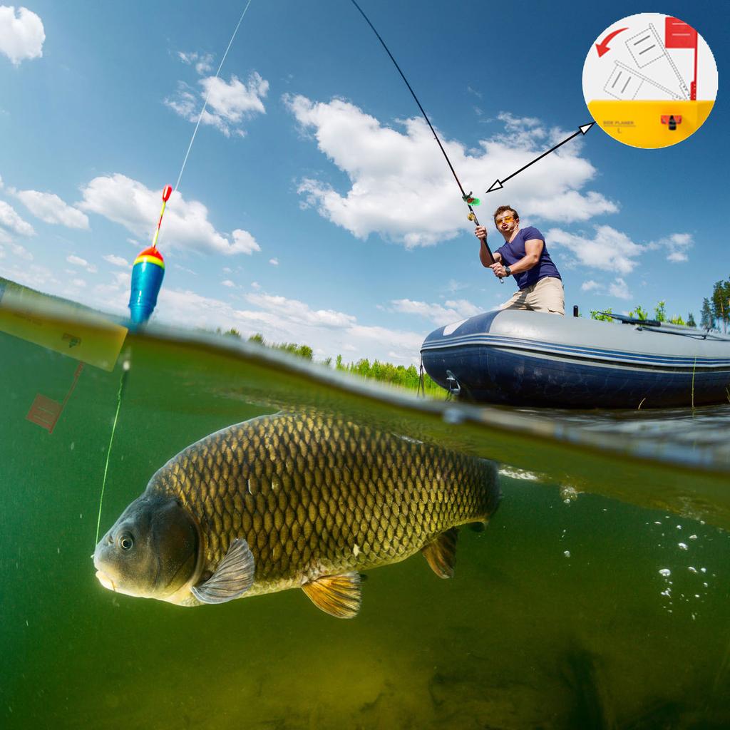 Luya Fishing Trolling Side Planer Water Splitter, Fishing Side Planer Embedded Trolling Tool, Fishing Gear Supplies