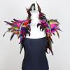 Feather Shawl Cloak Stage Performance Costumes Feather Vest Fake Collar Scarf Cosplay Anime Accessories
