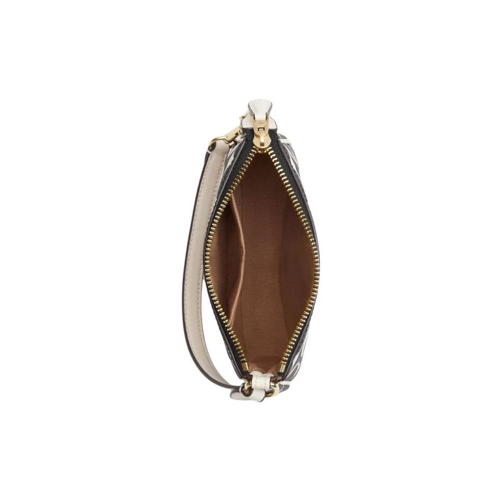 Coach Nolita 15 Классическая Монограмма Застежка-молния Кожаная Сумка на плечо Мини Женские сумочки Черный Белый CP251-IMA47