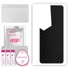 apgo Protective Skin Sticker for the Back Compatible with Tecno Pova 4 Pro, Wrap Film, Foil, Vinyl - Pattern Carbon Black
