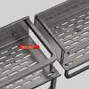 No Drill Shower Organizer Aluminum Corner Shower Shelf Multi-function Bathroom Shelves  Bathroom