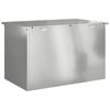 Outdoor Storage Box Silver 80 x 50.5 x 50 cm Steel