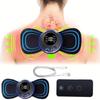 Portable Mini Massager 8 Modes, Cervical Massage Soothing Pain, Body Massager Patch for Whole Body Neck Back Waist Arms Legs Aches
