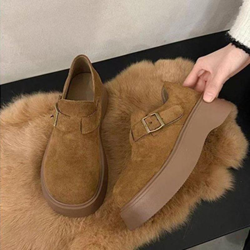 Новая женская осенняя женская обувь туфли-лодочки ретро на платформе