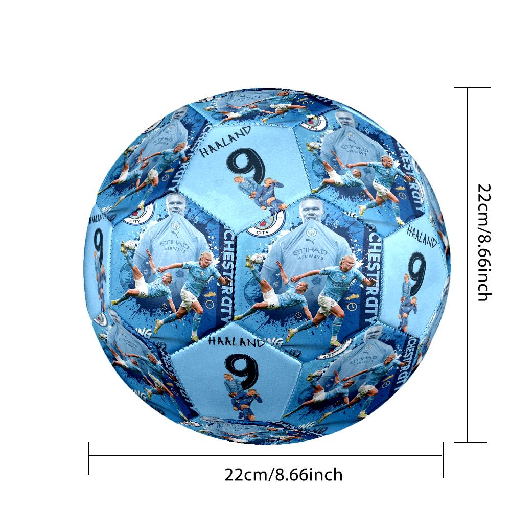 Haaland 9 Norway Football Soccer Ball Size 5 Football Machinestitched Indooroutdoor Universal Football Surprise Collection Gift