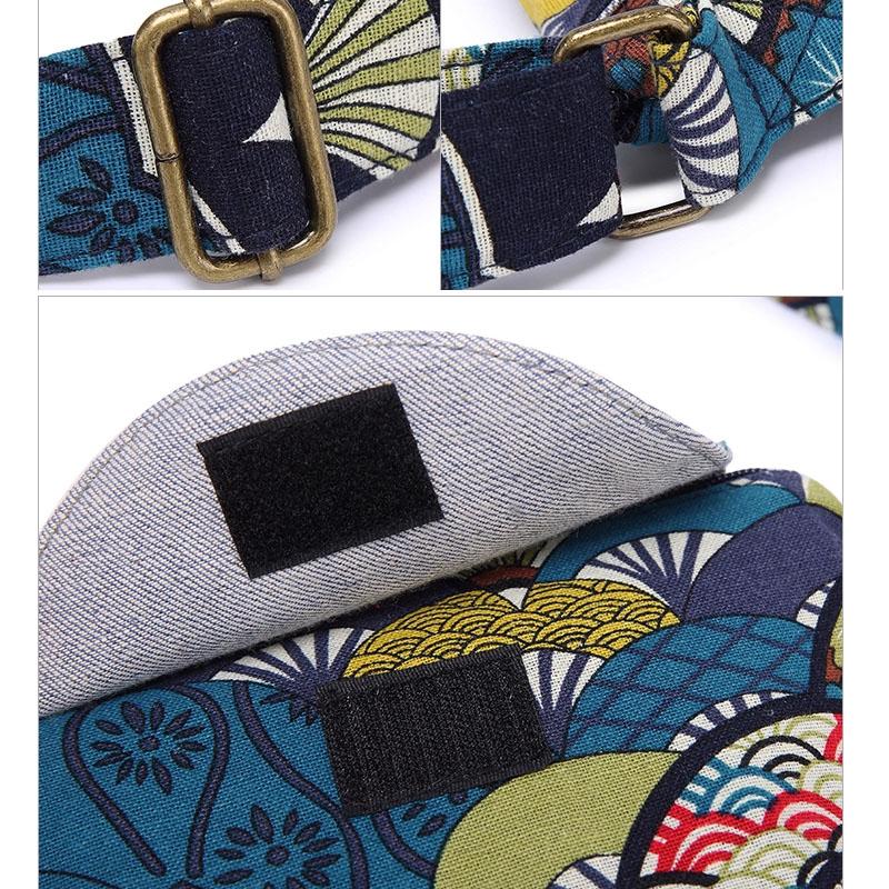 Сумка кроссбоди в этническом стиле, винтажная сумка-ведро с цветочным принтом, женская парусиновая сумка с клапаном, 2025, зима, уличная, повседневная, маленькие наплечные сумки