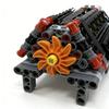 Moc V16 Прозрачный Строительный Блок Двигатель Шестиступенчатая Коробка Передач Механическая Группа Детская Модель Образовательные Игрушки Подарки Строительный Блок