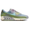 Nike Кроссовки мужские Air Max 90 SE Sun Club - Worn Blue Treeline Мультицветные Волк-Серый Копа DM0036-400