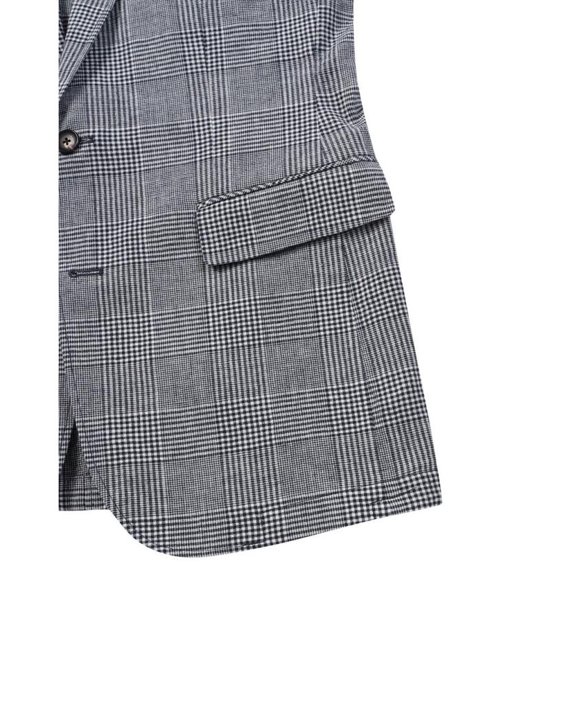 Brentwood [Selection] Linen Glen Check Jacket Brjcm26841Nyx