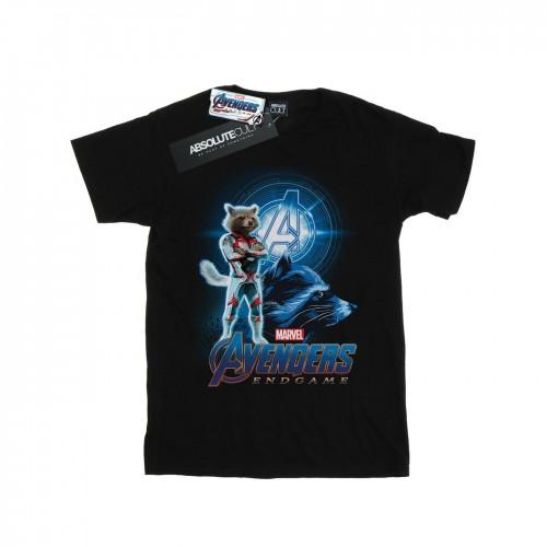 Marvel Mens Avengers Endgame Rocket Team Suit T-Shirt