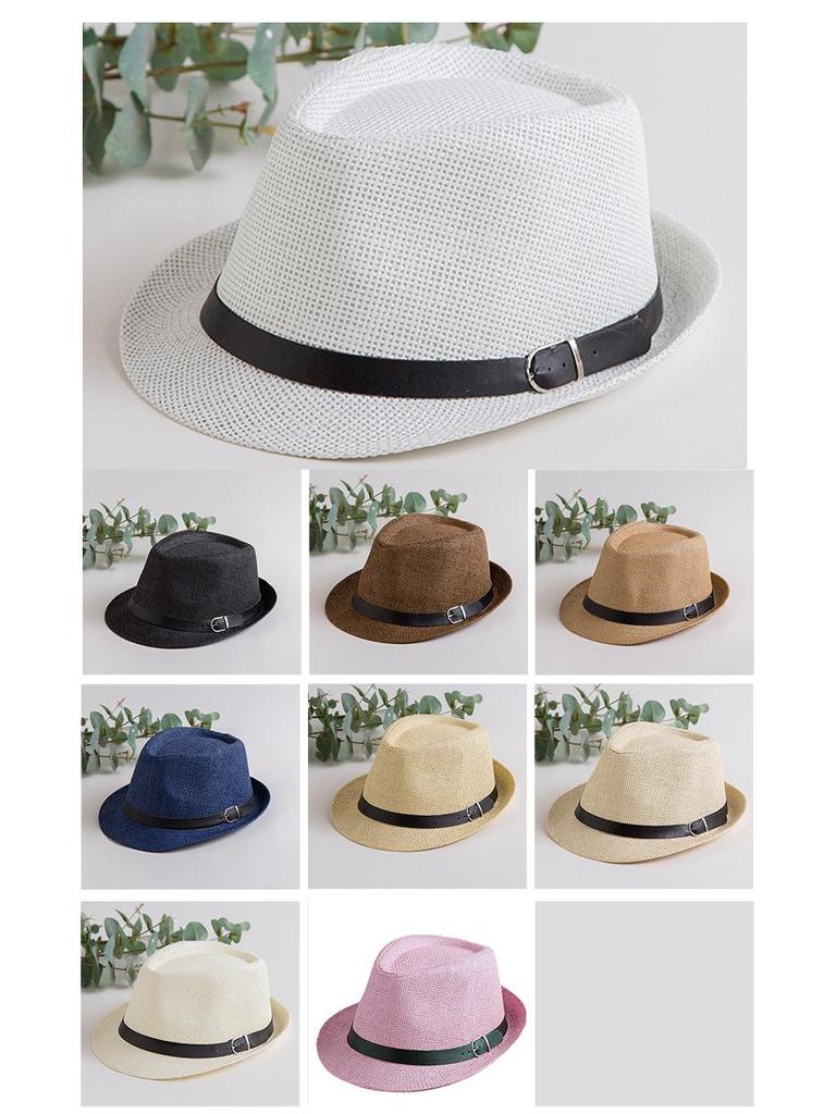 Персонализированная панама в британском стиле - Бумажная солома, Печать логотипа, Идеально для выступлений