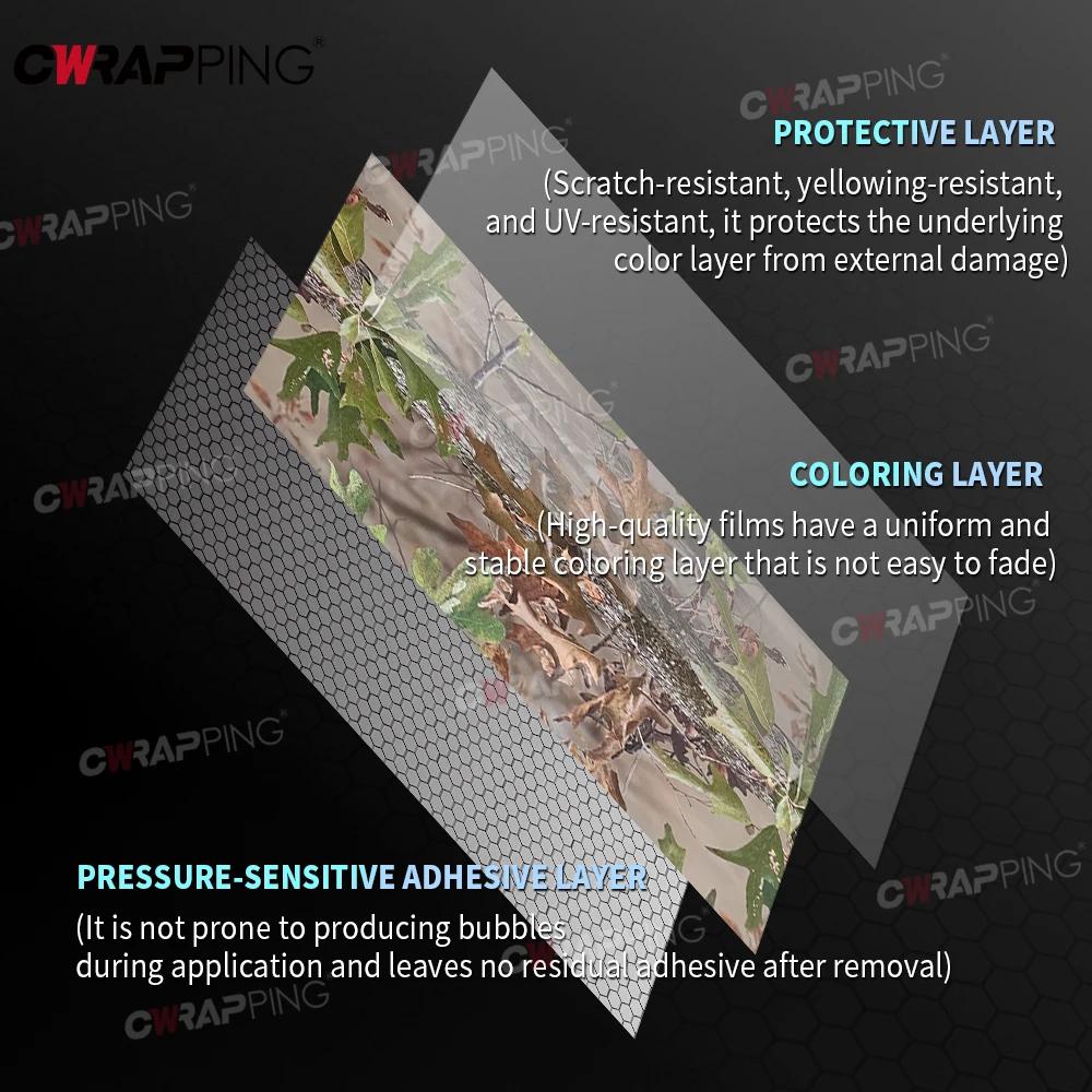 Виниловая наклейка на автомобиль из ПВХ для мотоцикла, камуфляжная текстура, автомобильные аксессуары для грузовиков, мотоциклов, автомобильная пленка, покрытие, обертка