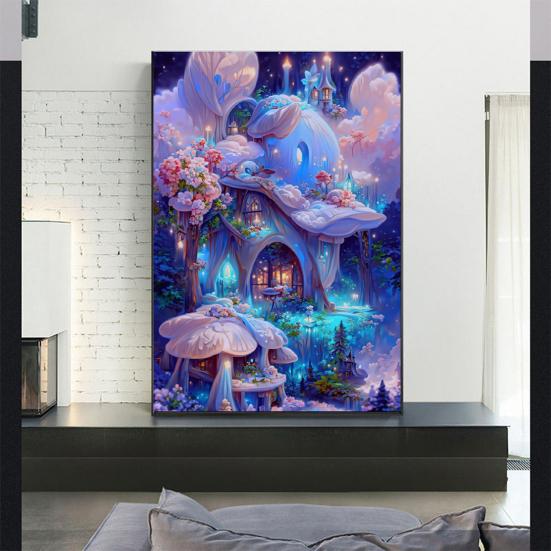 5D пейзаж Алмазный узор Artest Stream повышает креативность, уменьшает стресс, мозаика, алмазная вышивка, украшение для дома, сделай сам, подарок