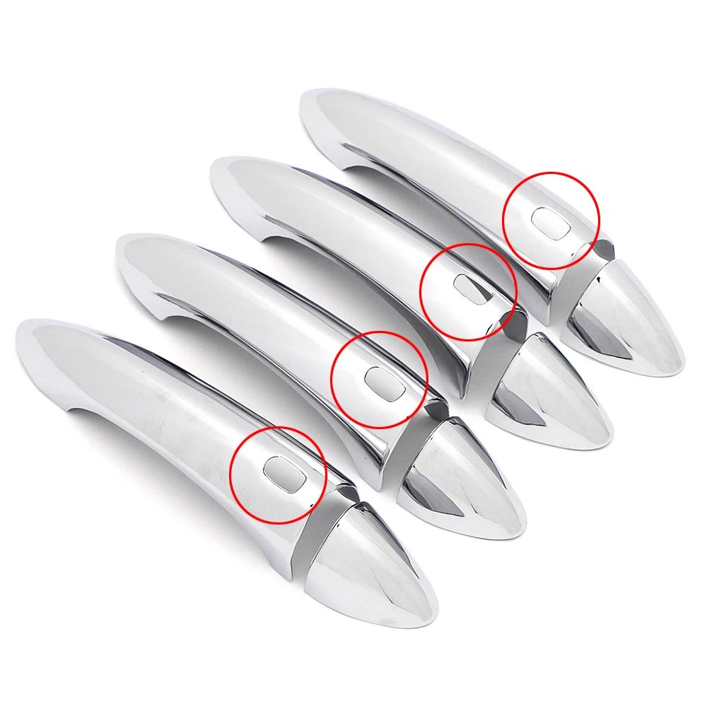 For Vauxhall Opel Insignia B Astra K Ampera-e Chrome Exterior Door Handle Cover Chromium Styling Trim Moulding Frame Bezel