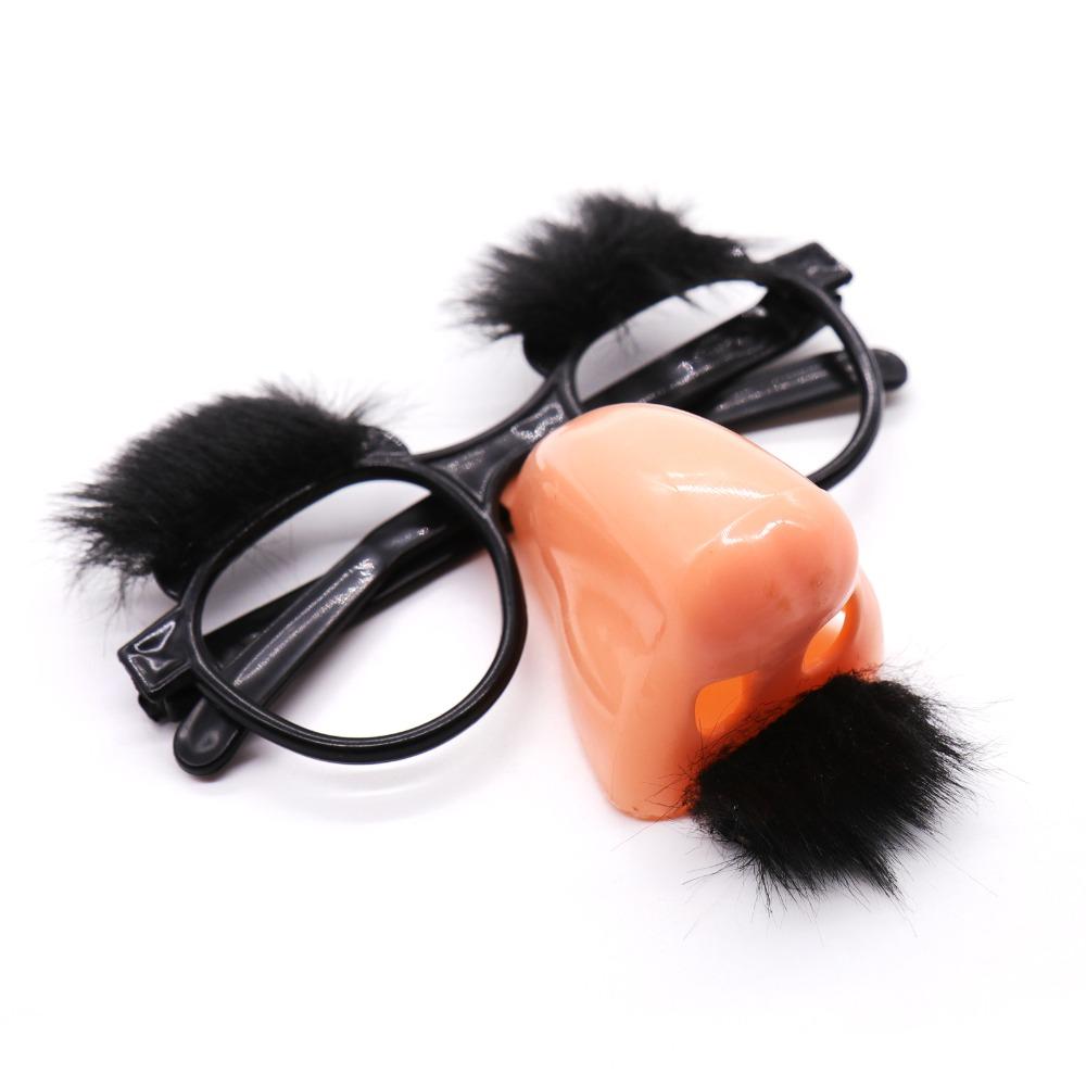 Украшение для вечеринки Усы Костюм Реквизит Маскировка Очки Фестивальные принадлежности Вечеринка Маскарадная маска