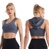 Women's Hooded Tank Top Yoga Fitness Exercise Running Quick Dry Breathable Top