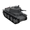 Classical WW2 Germany Military Weapon LT-38 Light Tank Classical Vehicles Model Building Blocks Kits Bricks Kids Toy Adult Gifts