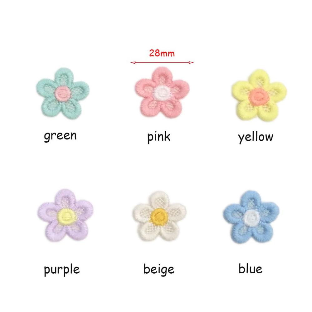 Заколки для волос Декор Вышитые Головные уборы Аксессуары Вязальный материал Цветочные нашивки DIY Поделки